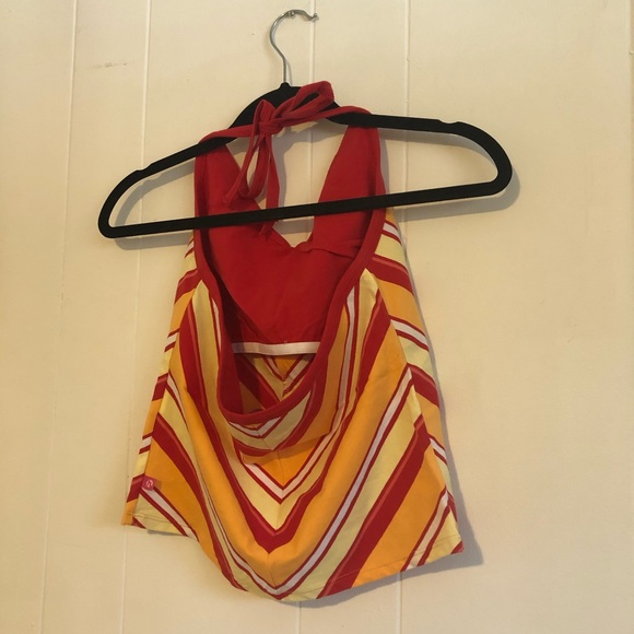 Y2K hollister striped halter top - Picture 2 of 4